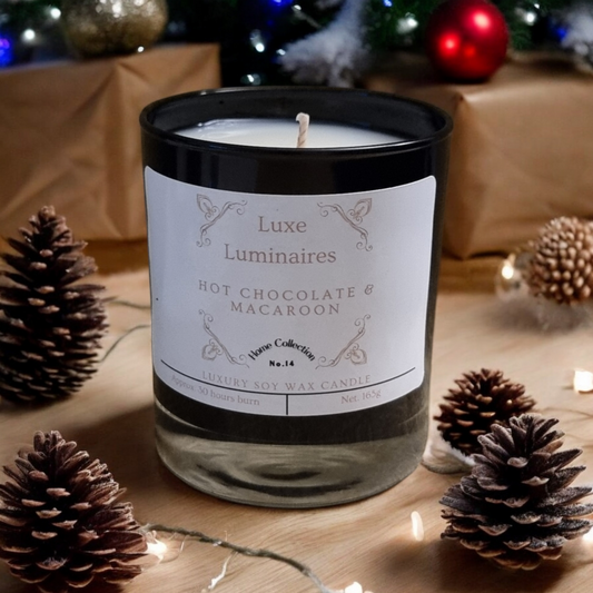 Hand poured Luxury Candle Hot Chocolate & Macaroon 165g