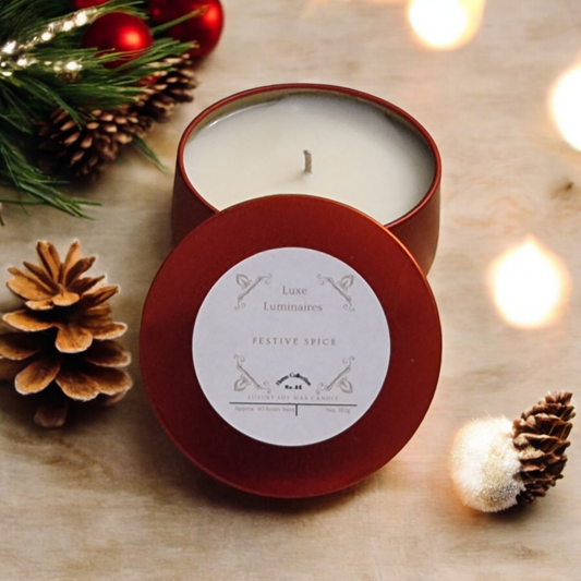 Hand poured Luxury Festive Spice candle 192g